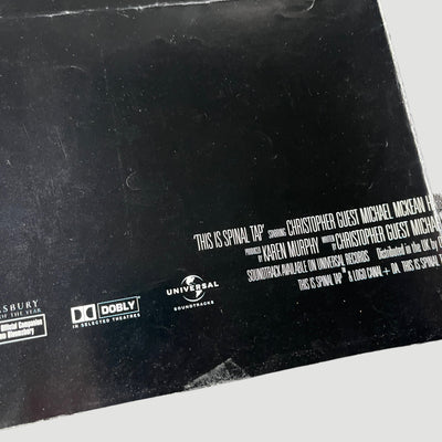 2000 Spinal Tap Re-Release UK Quad Poster