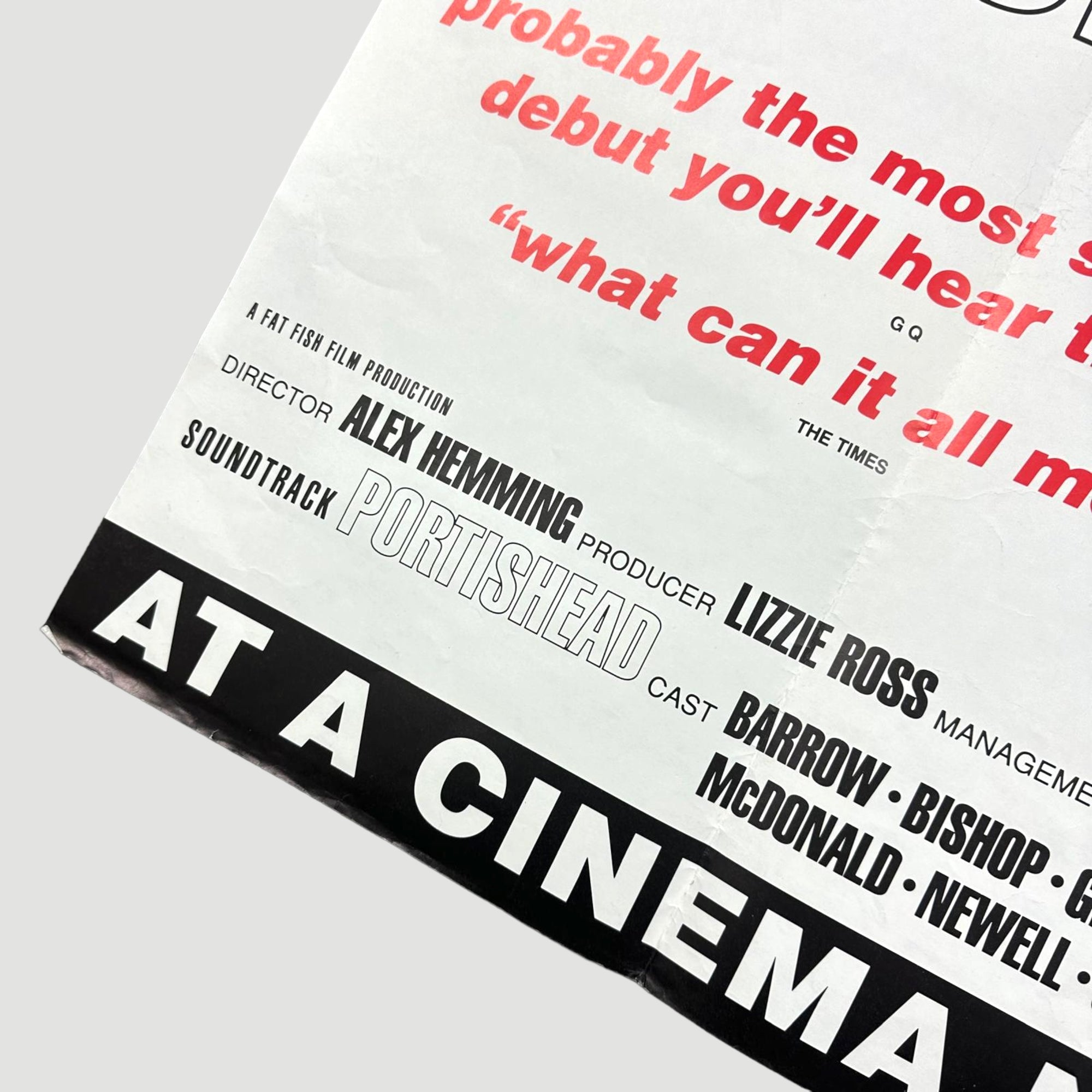 1994 Portishead To Kill a Dead Man UK Quad Poster