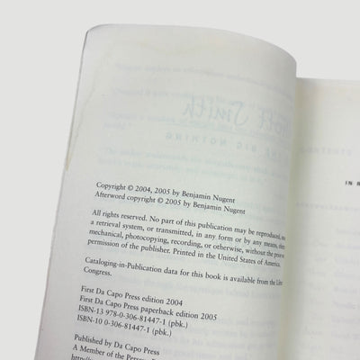 2005 Elliott Smith and the Big Nothing 1st Edition Softback