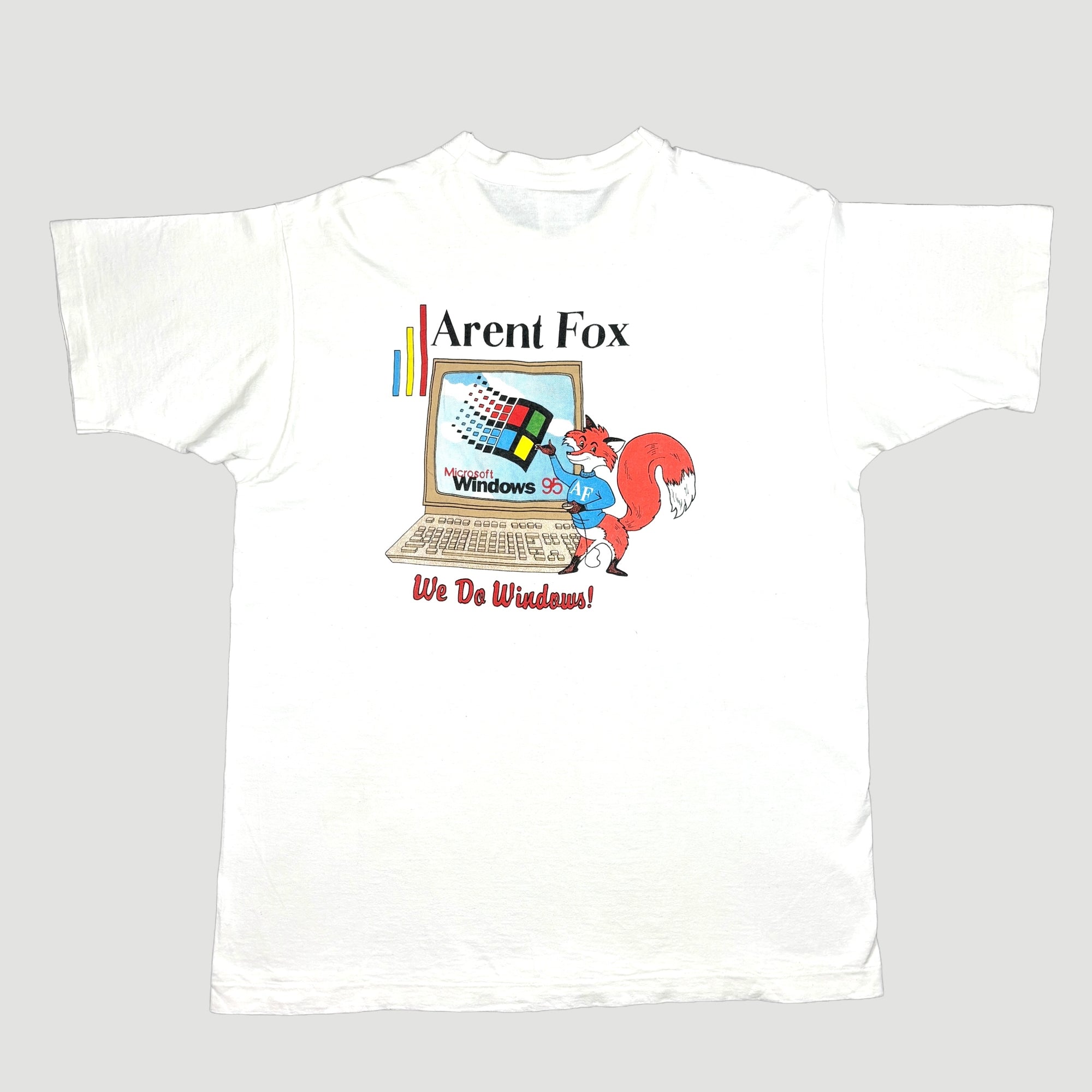 90's Microsoft Windows 95 Fox T-Shirt