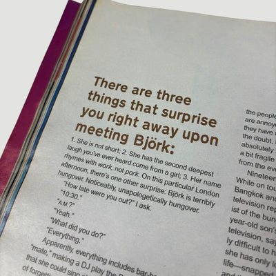 1997 Spin Magazine Bjork Cover Issue