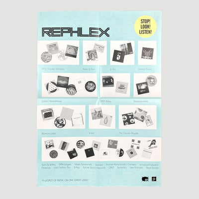 1997 Rephlex Records Catalogue Poster