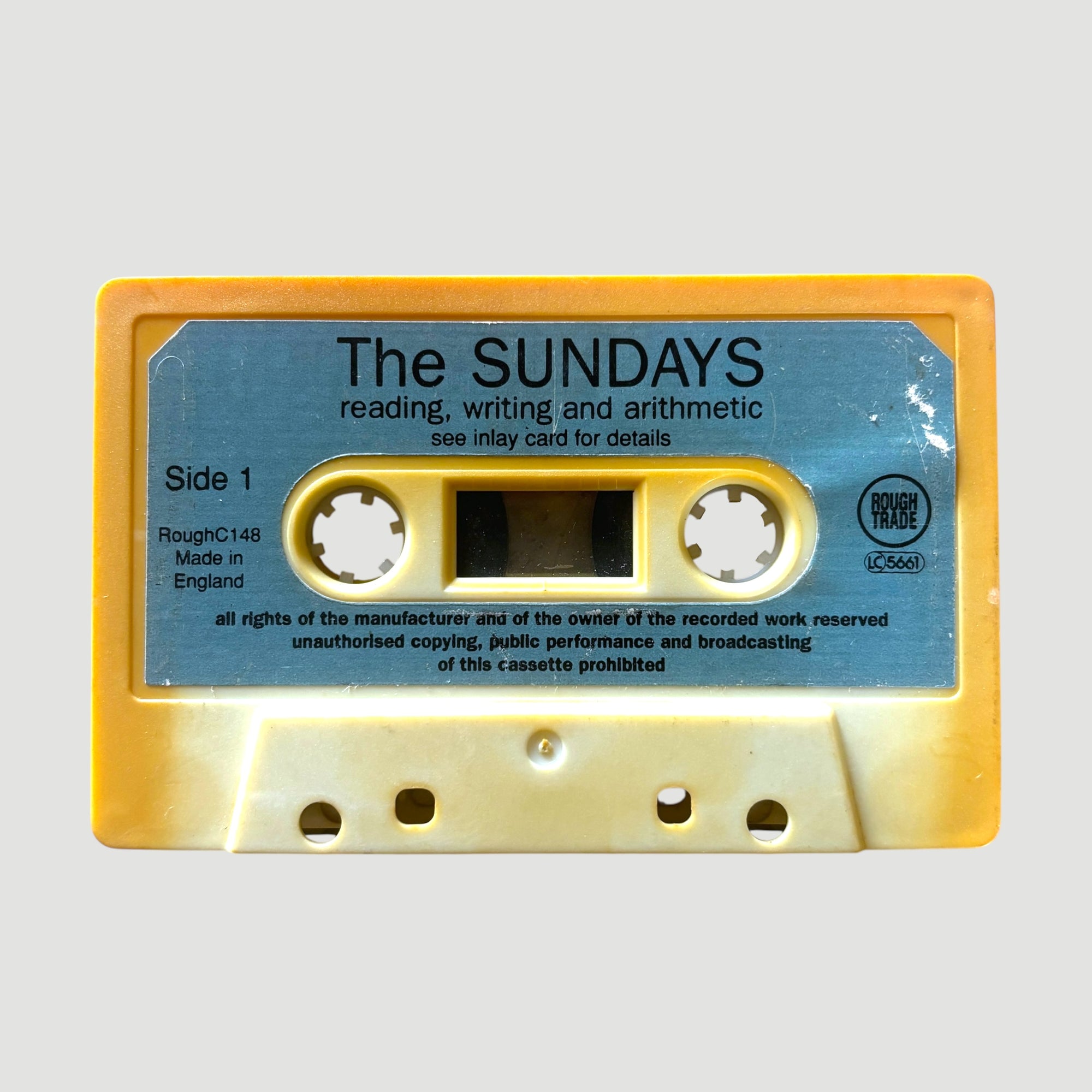 1990 The SUNDAYS Reading, Writing & Arithmetic UK Cassette
