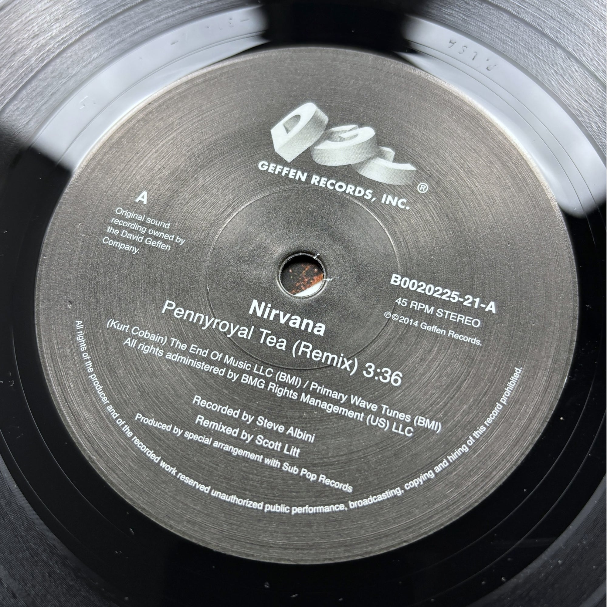 2014 Nirvana Pennyroyal Tea 7" Single