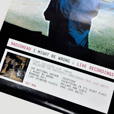 2001 Radiohead I Might Be Wrong Promo Poster