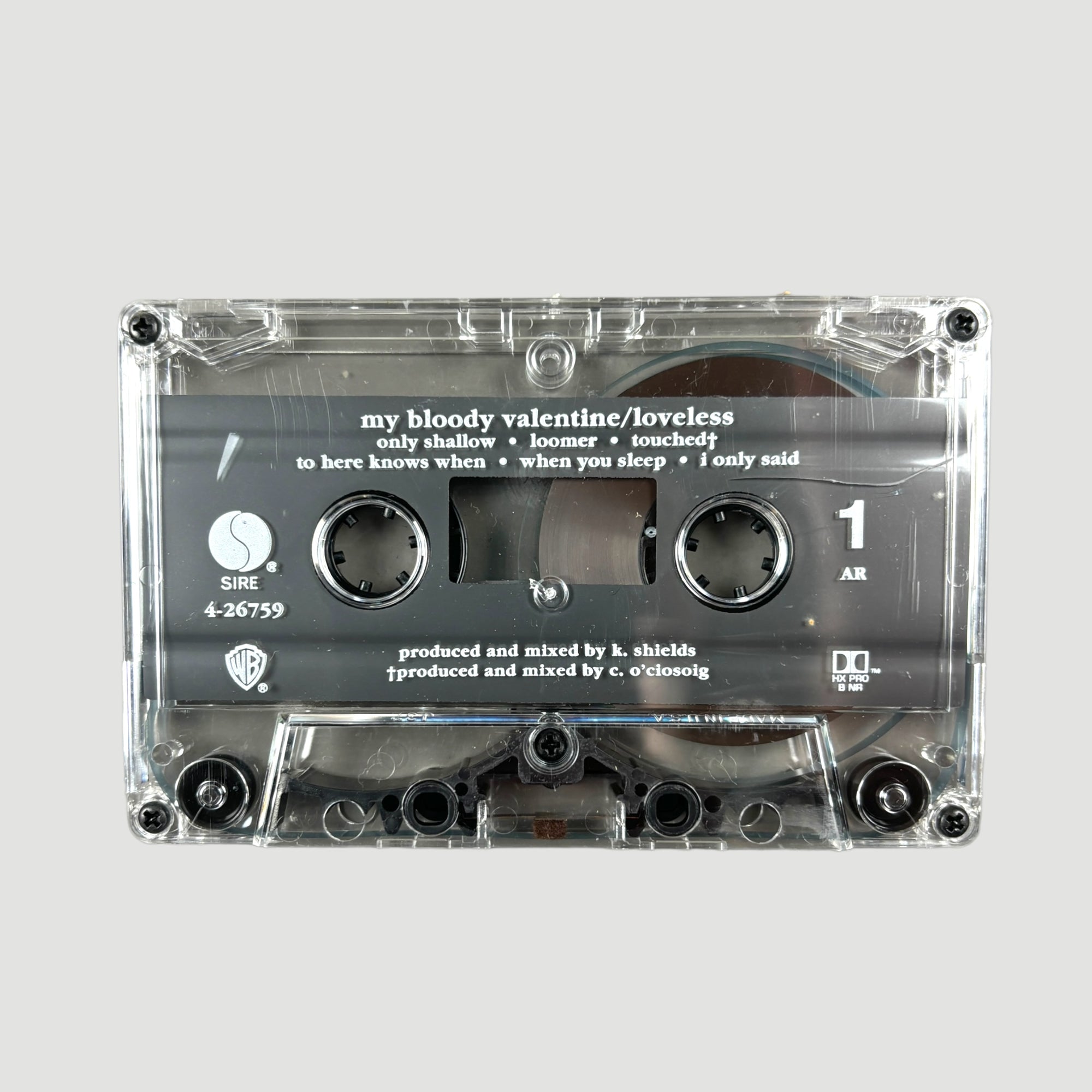 1991 My Bloody Valentine 'Loveless' US Cassette