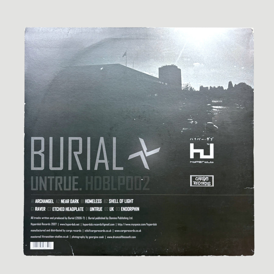 2007 Burial Untrue UK Early Press 3rd Printing UK 2LP