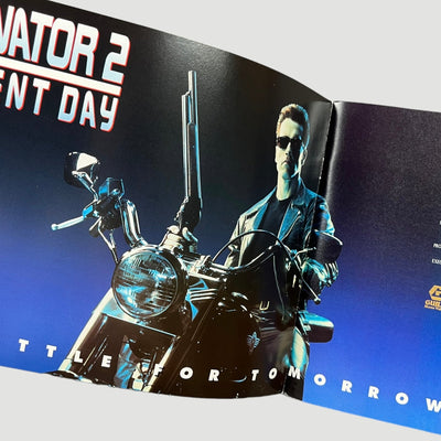 1991 Terminator T2 Metallic Boxset 2xVHS + Booklet