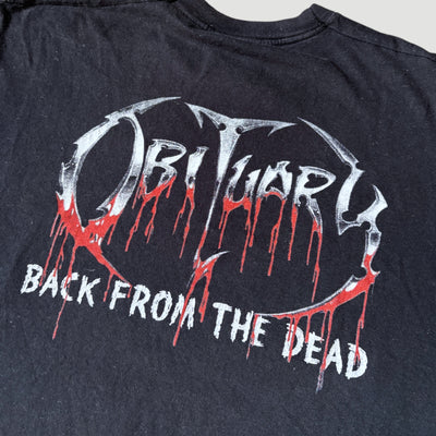90's Obituary Back from the Dead Cutoff T-Shirt