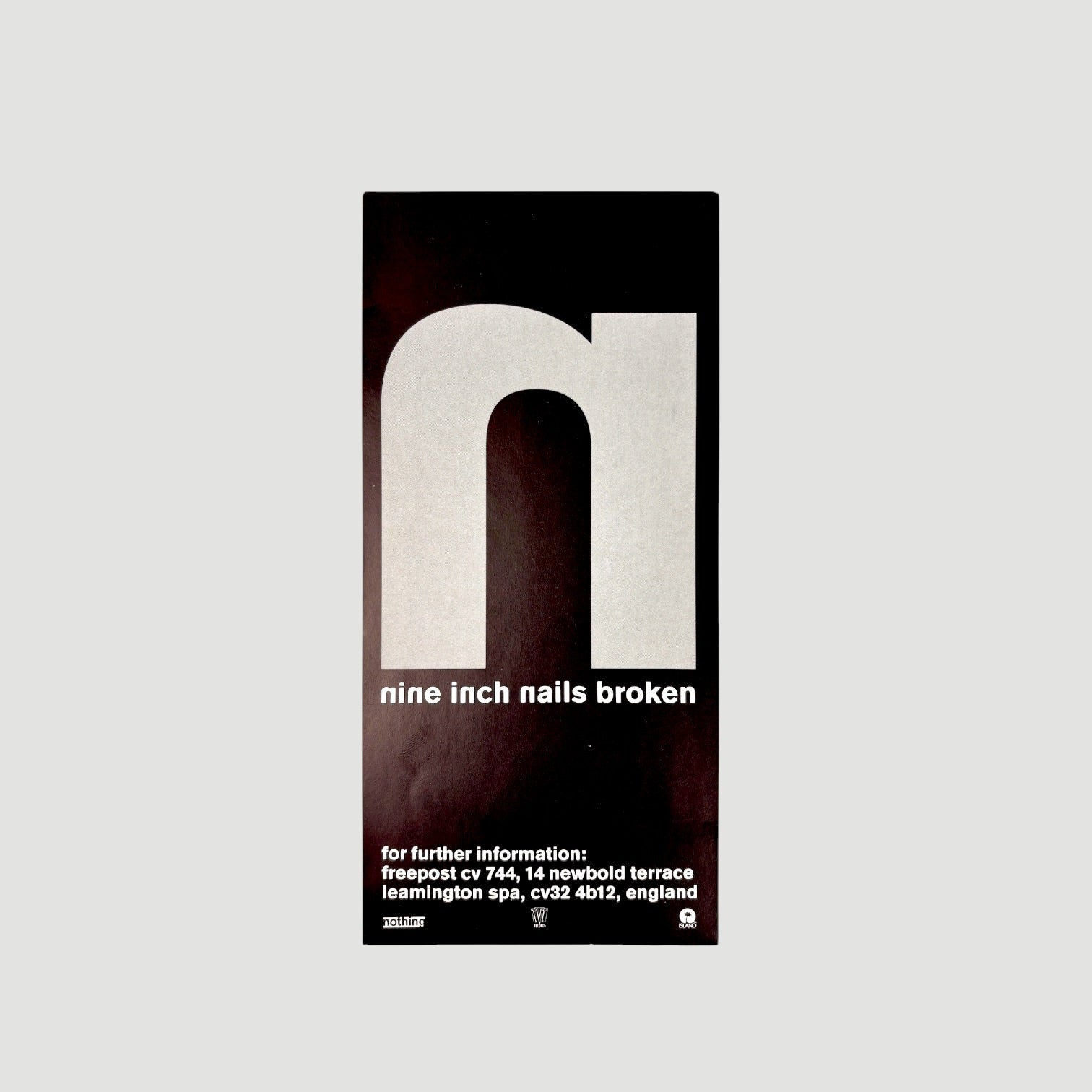 1992 Nine Inch Nails Broken UK 12" + 7" Single Set + Flyer