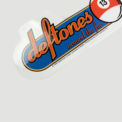 1999 Deftones Around the Fur Promo Sticker