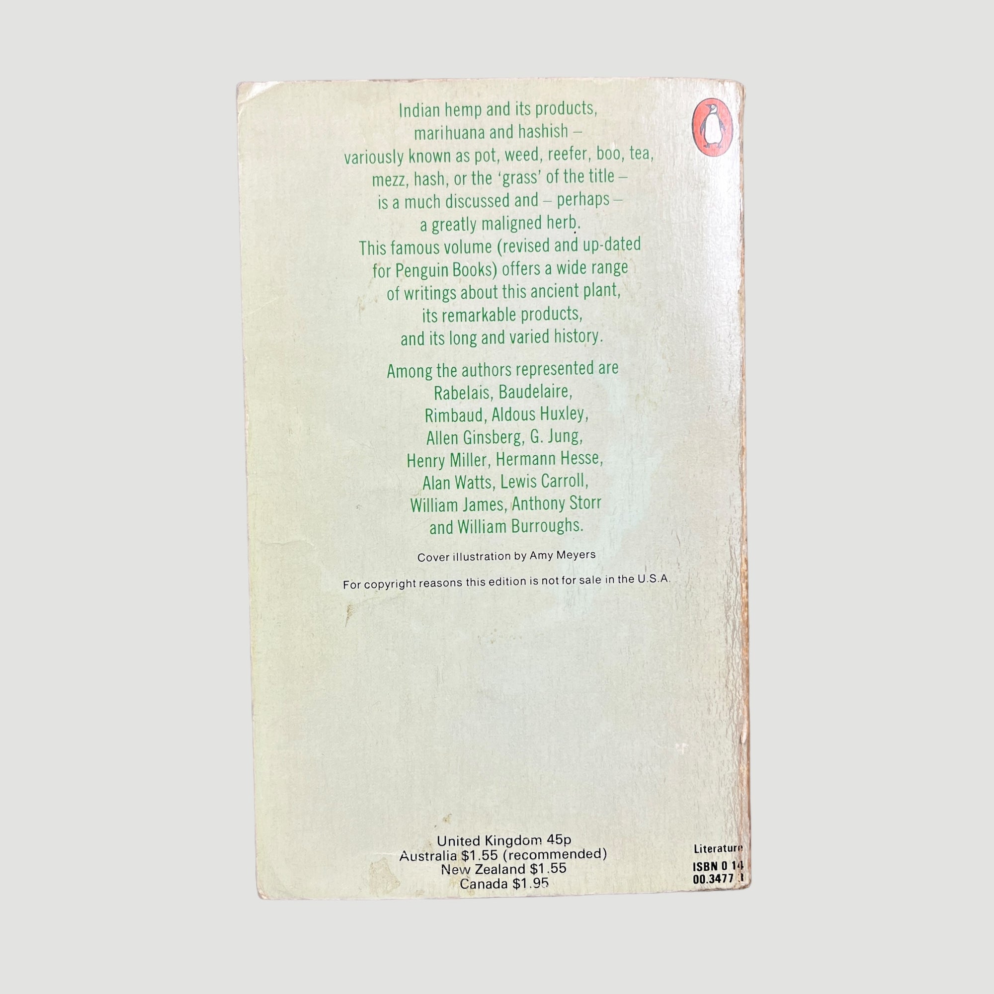 1972 The Book of Grass: An Anthology of Indian Hemp