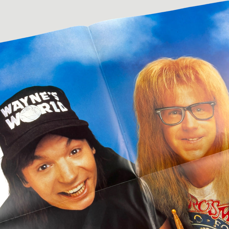 1992 Wayne's World UK OST Poster