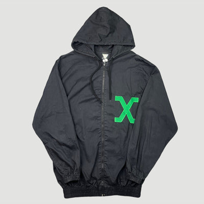 90's Malcolm X Hooded Zip Jacket
