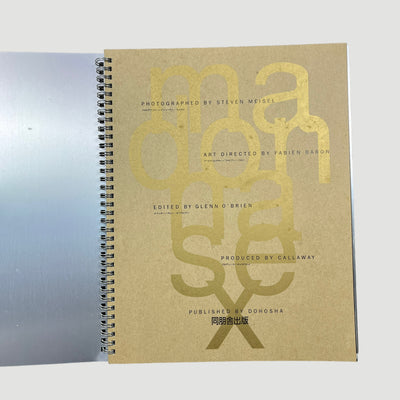 1992 Madonna 'Sex' Japanese Edition Book+CD (Boxed)