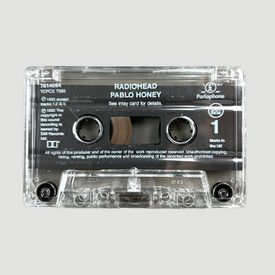 1994 Radiohead Pablo Honey Cassette