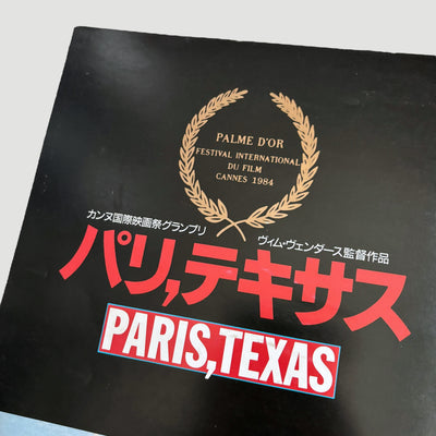 80's Paris, Texas Japanese Release Programme
