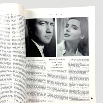 1987 The Face Magazine Isabella Rossellini/Blue Velvet Cover Issue