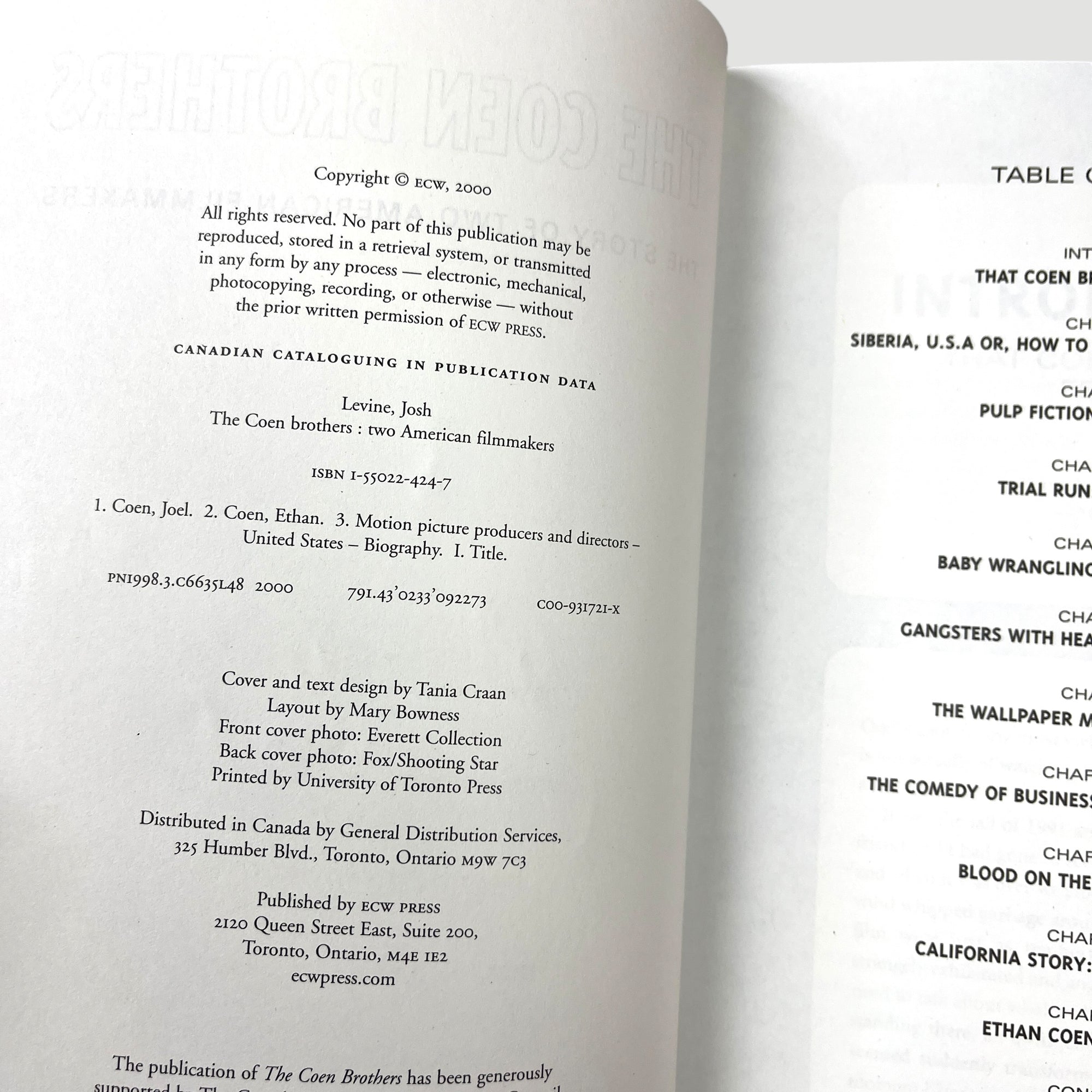 2000 The Coen Brothers: The Story of Two American Filmmakers