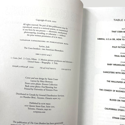 2000 The Coen Brothers: The Story of Two American Filmmakers