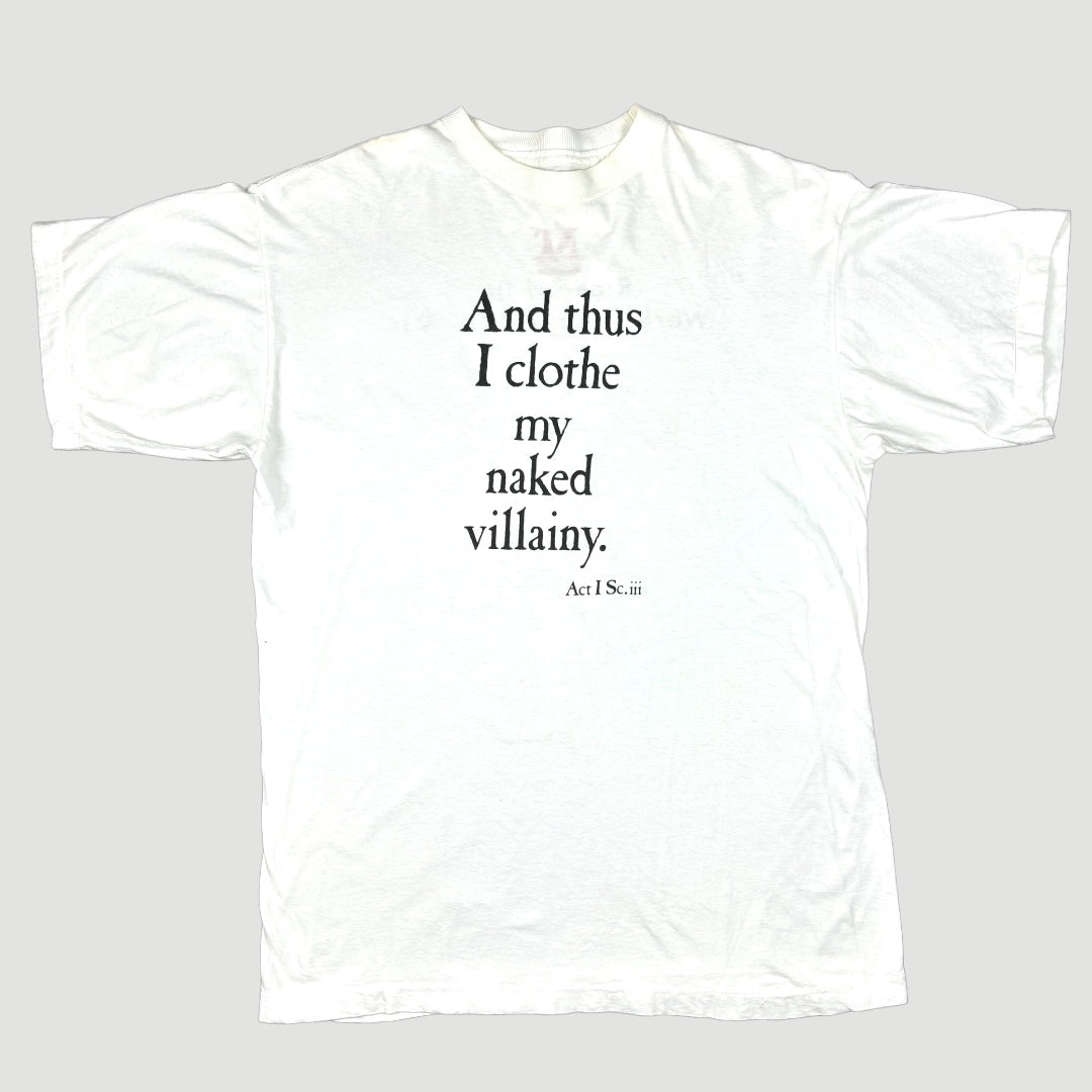 1990 Richard III ''Clothe my Naked Villiany' NT T-Shirt
