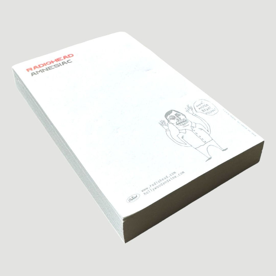 2001 Radiohead Amnesiac Notepad