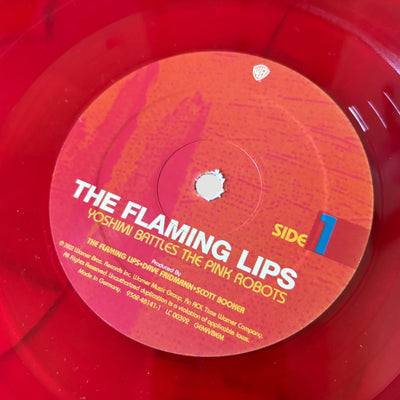 2002 Flaming Lips Yoshmi UK 1st Press Red Vinyl