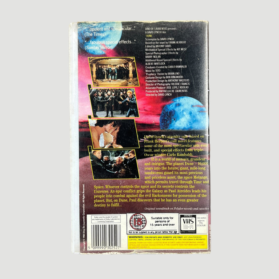 1985 Dune Pre Cert UK VHS