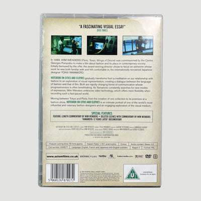 00's Wim Wenders Notebook on Cities and Clothes