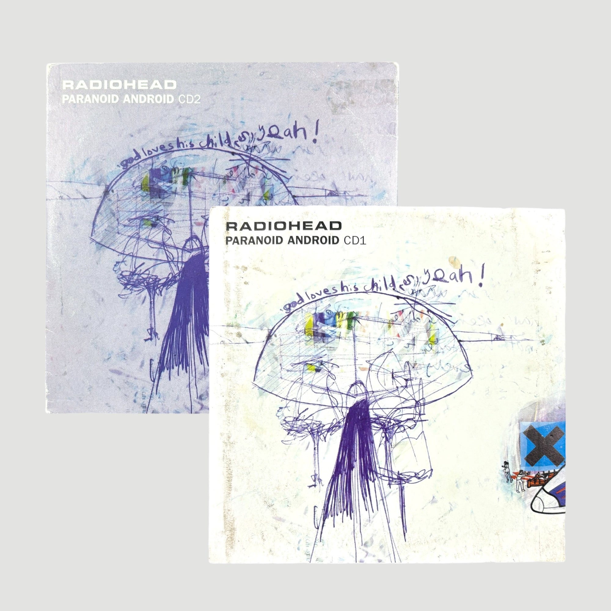 1997 Radiohead Paranoid Android 2CD UK Single Set