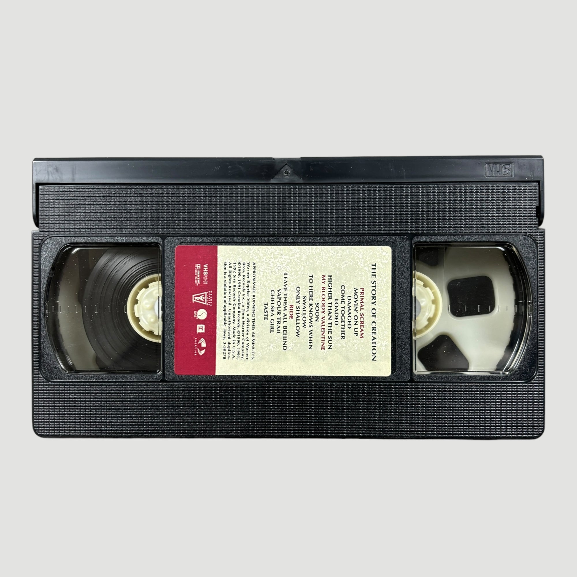 1992 Creation Records Story VHS Feat. My Bloody Valentine