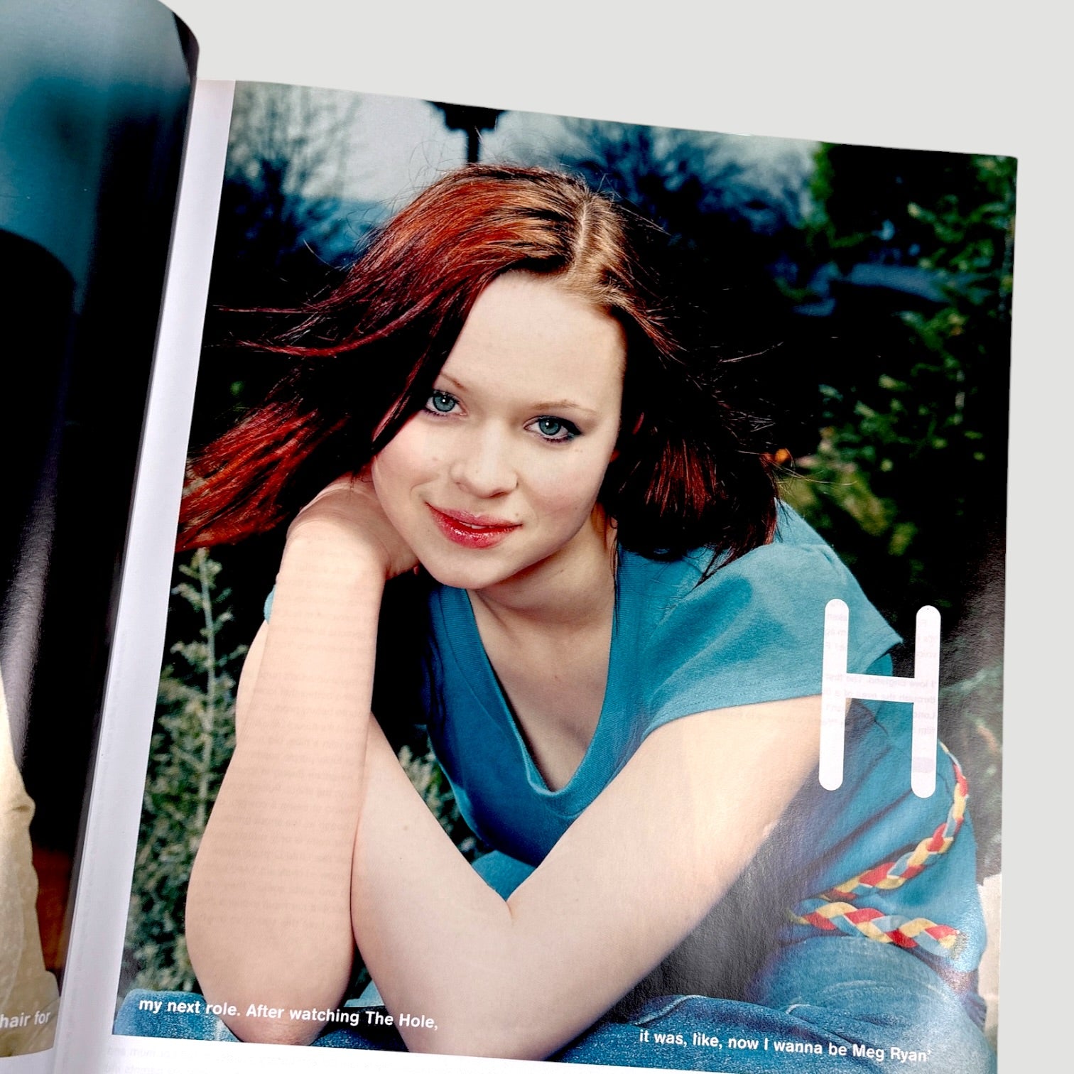 2001 The Face Magazine Thora Birch Issue