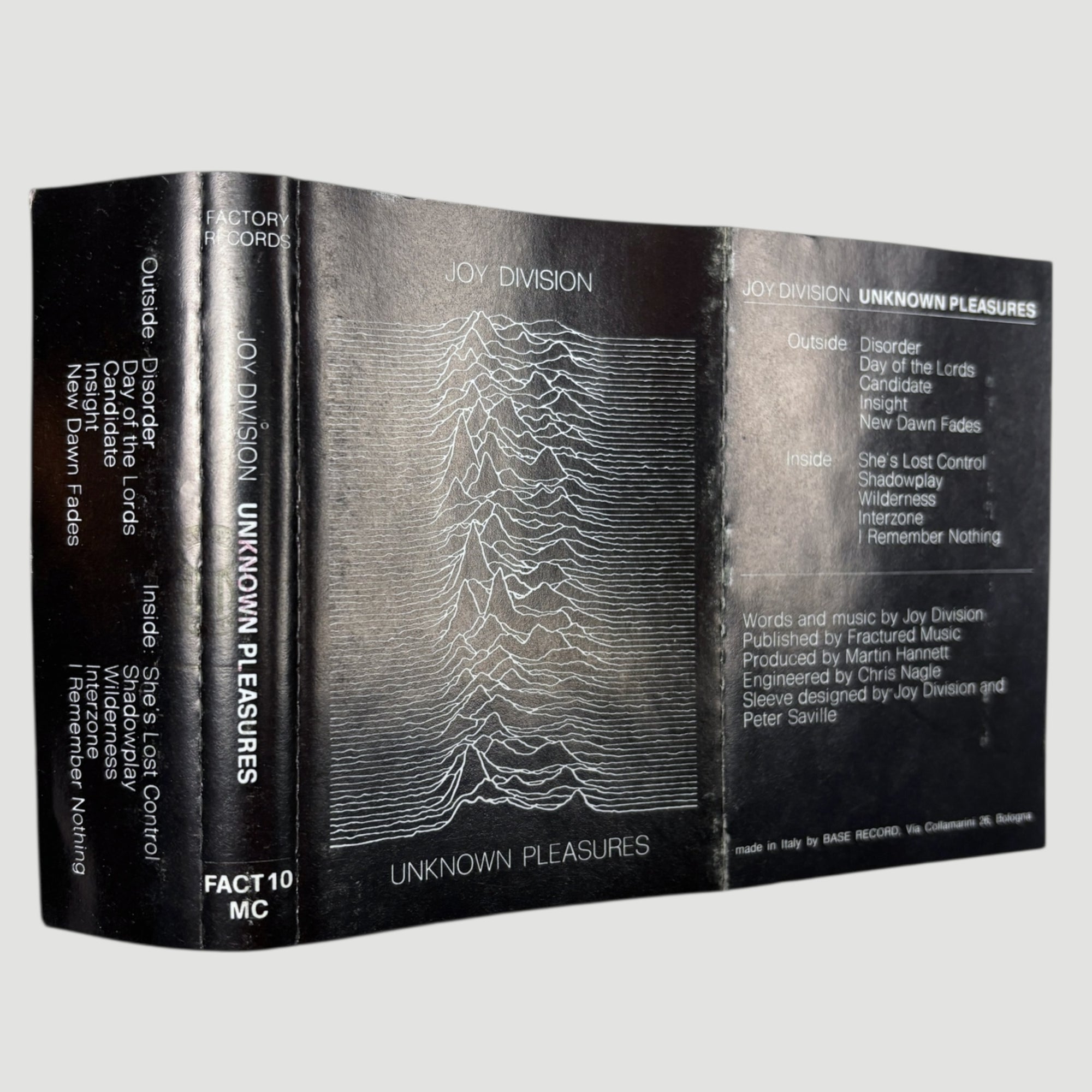 1980 Joy Division Unknown Pleasures Cassette