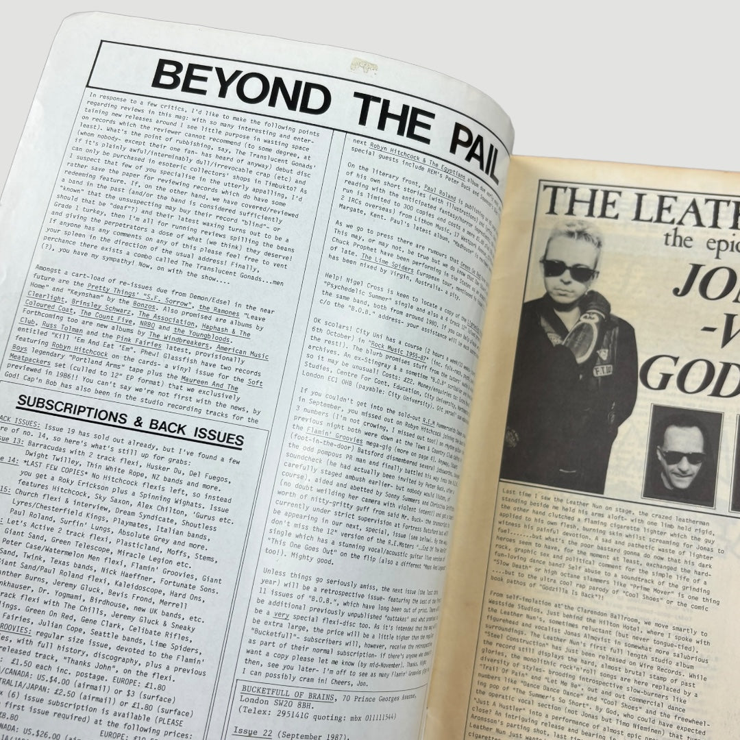 1987 Bucketfull of Brains Issue 22