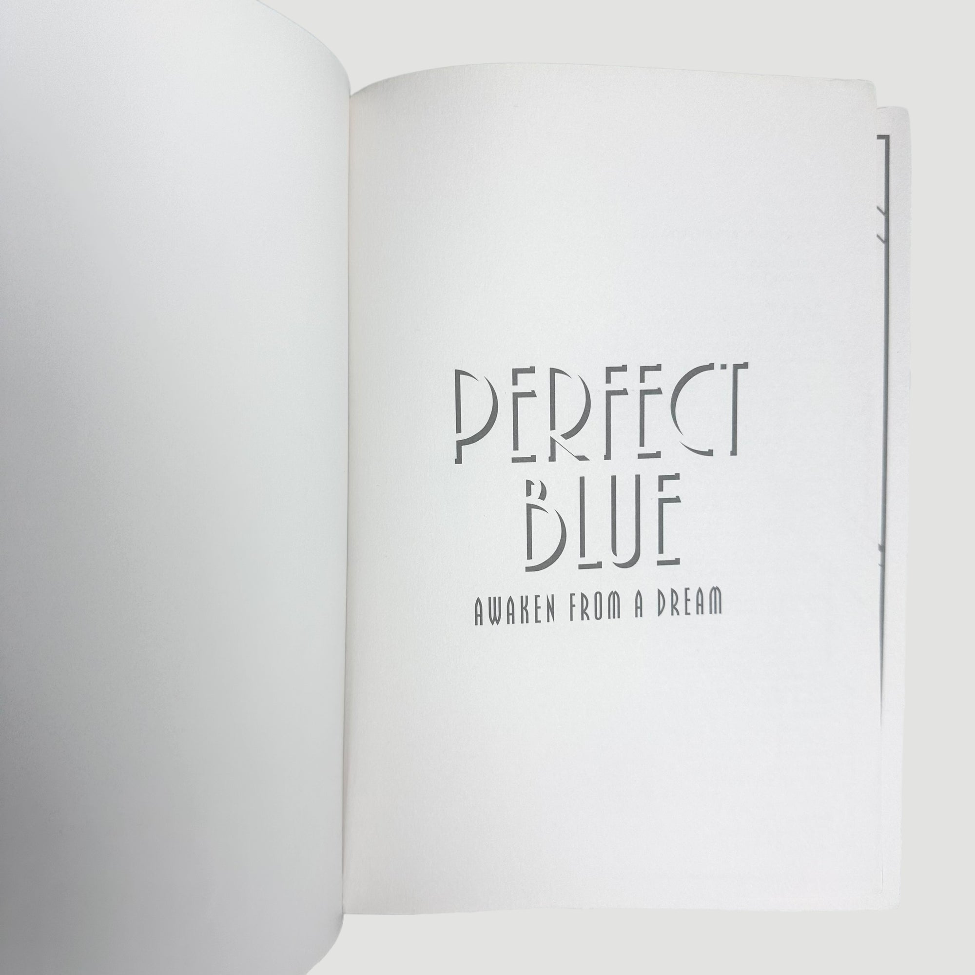 1991 Perfect Blue by Yoshikazu Takeuchi 2 Book Set