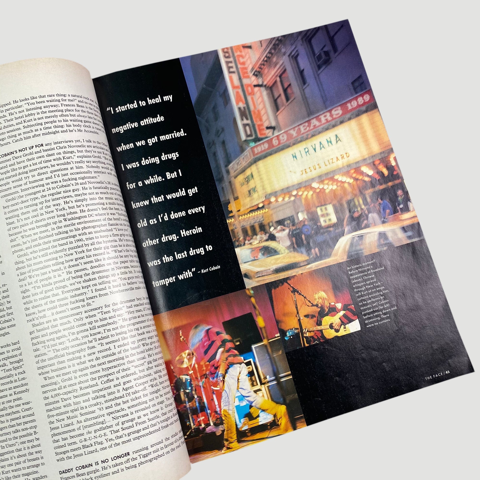 1993 The Face Magazine Nirvana Issue