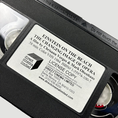 1987 Philip Glass/Robert Wilson 'Einstein on the Beach' VHS