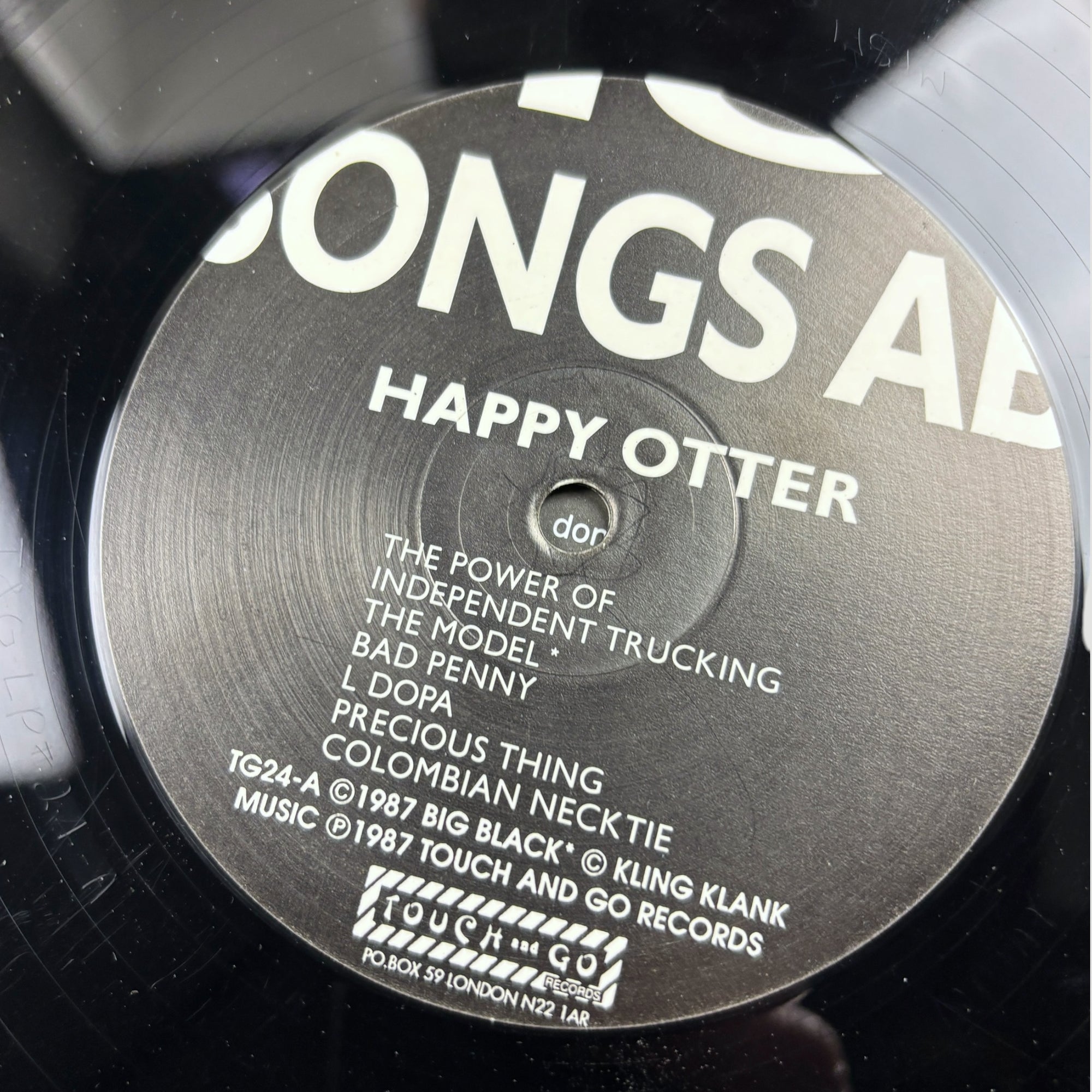 1987 Big Black Songs about F**king UK 1st Press LP