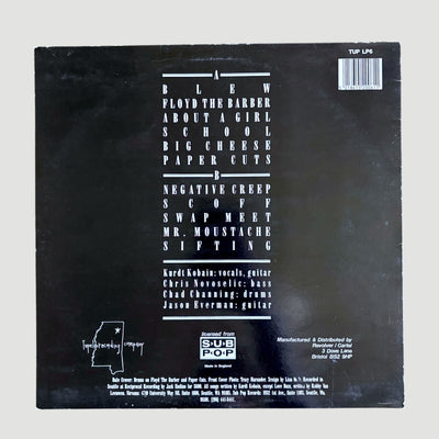 1989 Nirvana Bleach 1st UK Press LP