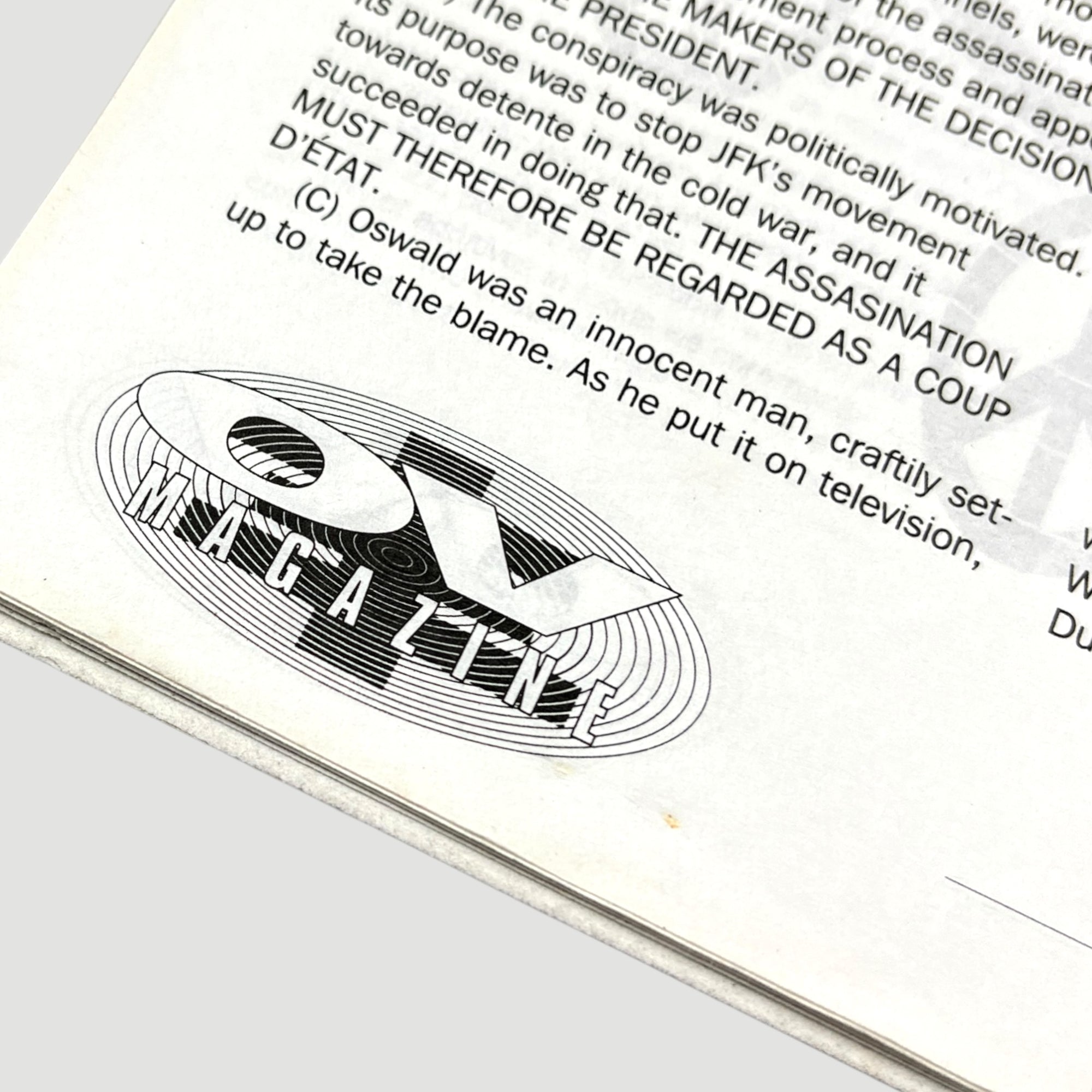 1992 Temple of Psychic Youth OV Magazine