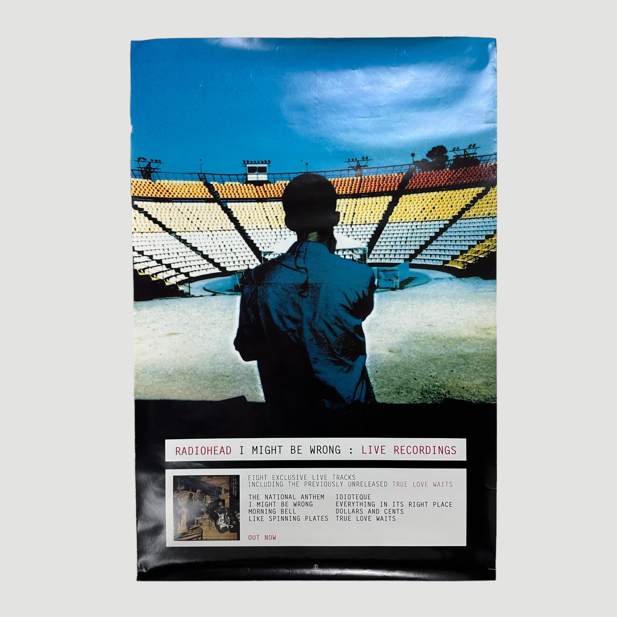 2001 Radiohead I Might Be Wrong Promo Poster