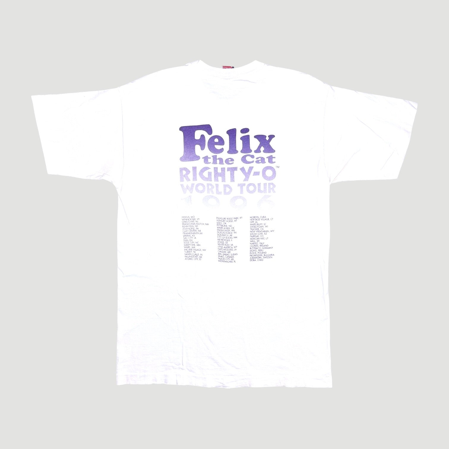1996 Felix The Cat Tour T-Shirt