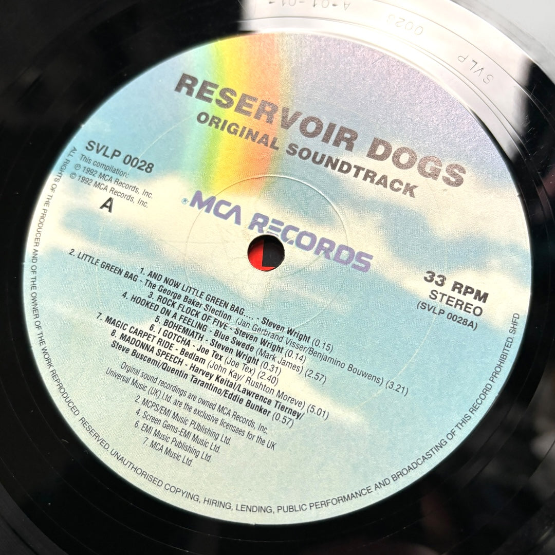 1992 Reservoir Dogs Soundtrack LP