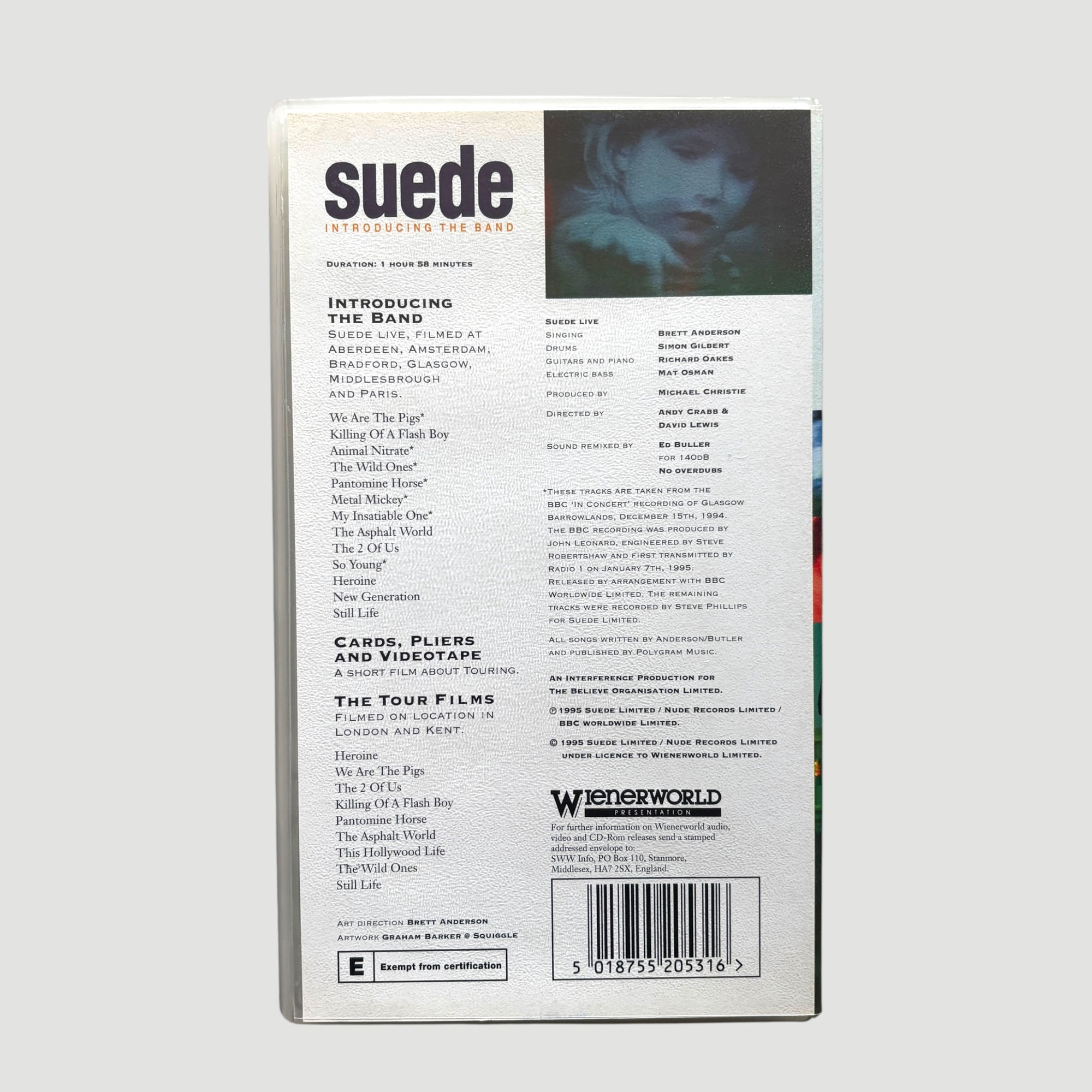 1995 Suede Introducing the Band UK VHS
