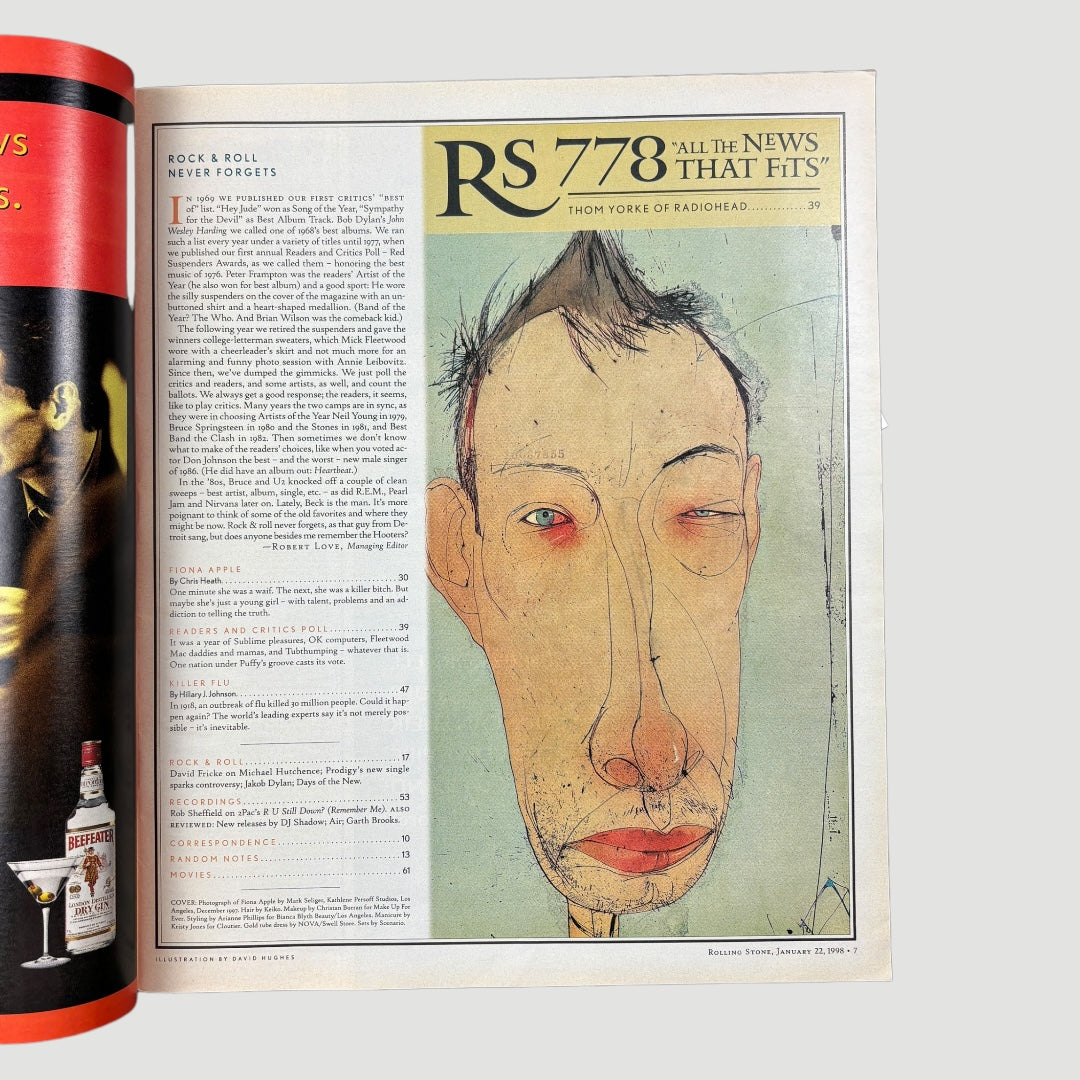 1998 Rolling Stone Fiona Apple Cover Issue