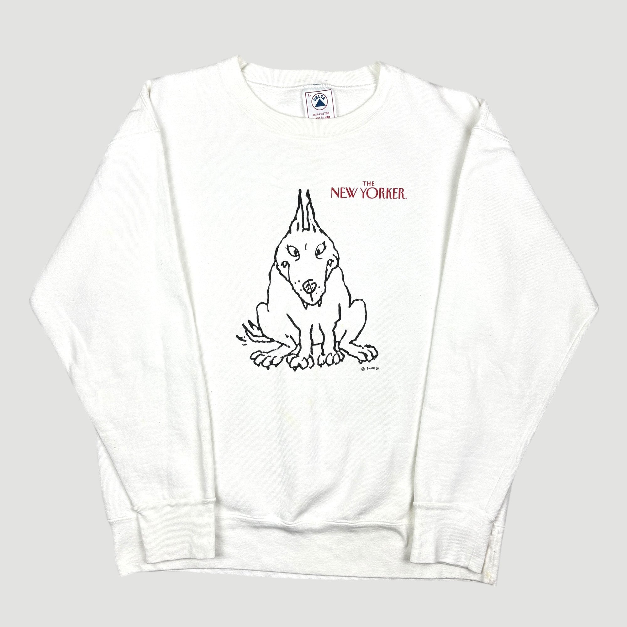 90's The New Yorker Dog Sweatshirt