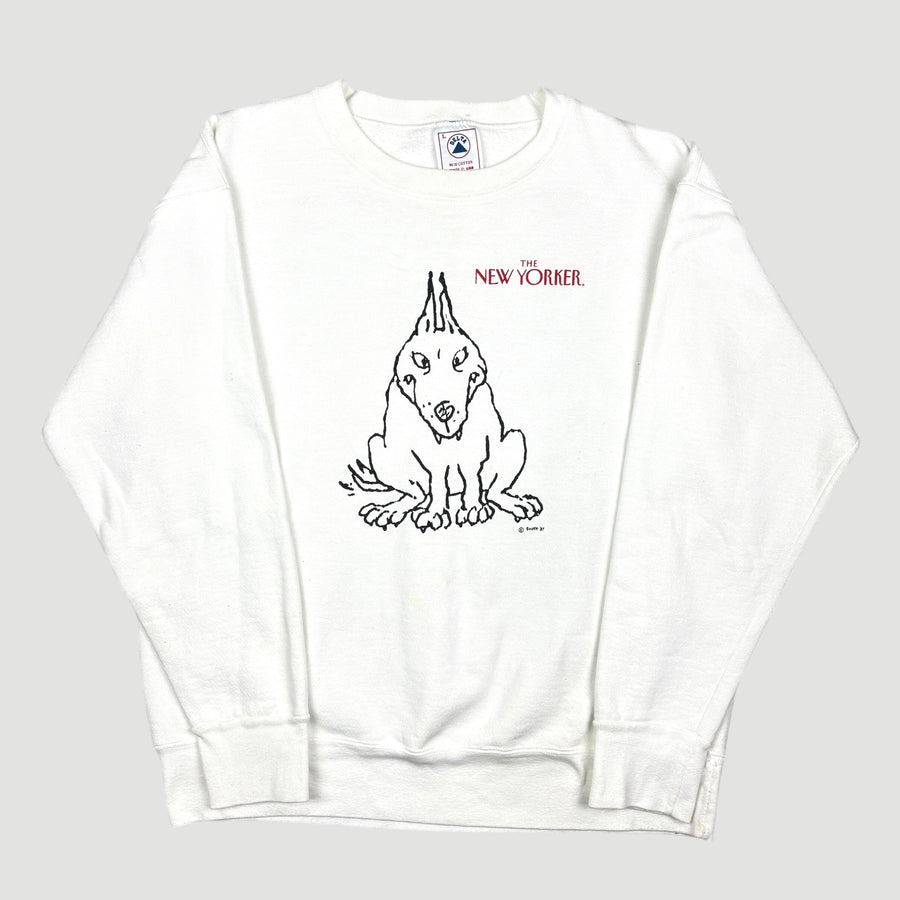 90's The New Yorker Dog Sweatshirt
