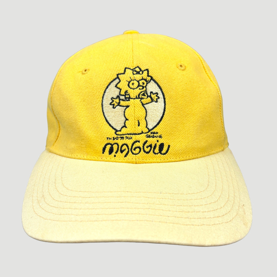 1999 The Simpsons Maggie Two-Tone Yellow Cap