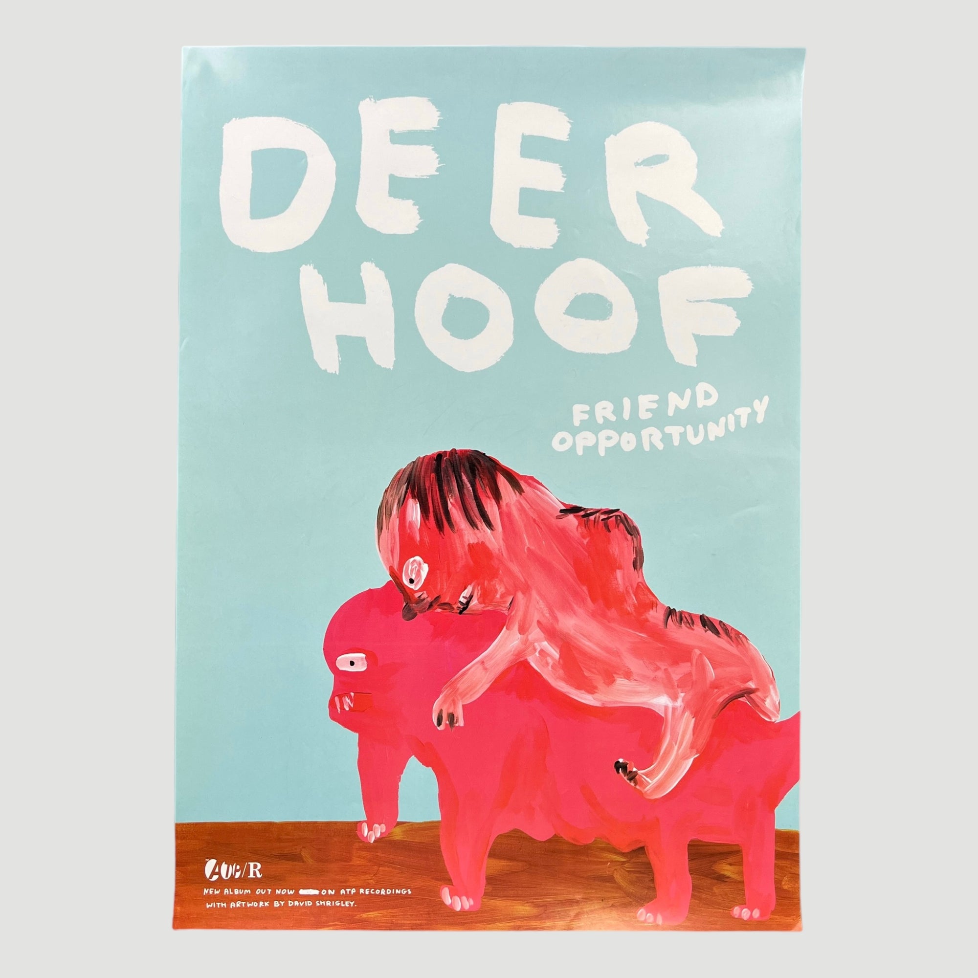 2007 Deerhoof x David Shrigley Friend Opportunity Poster