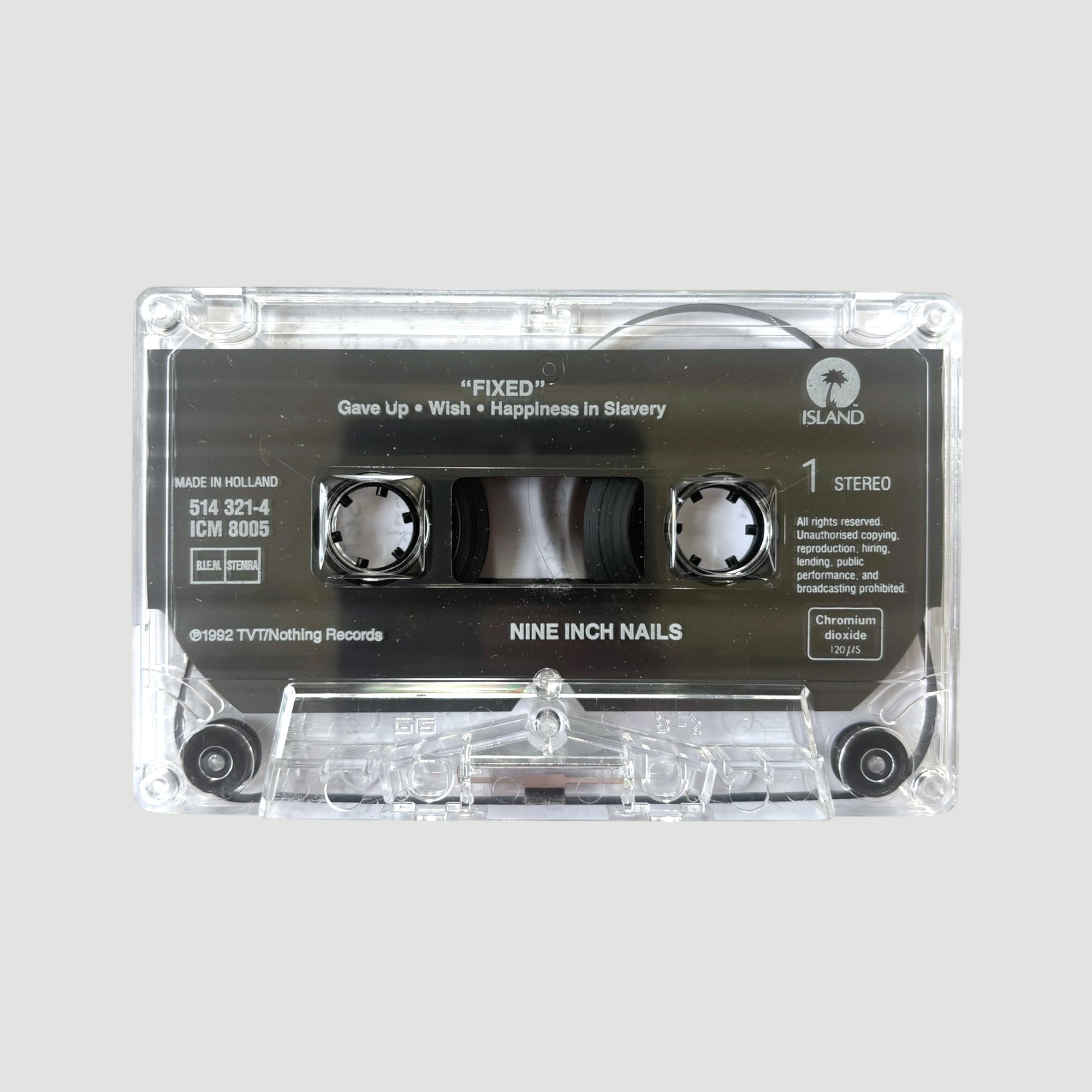 1992 Nine Inch Nails Fixed Mini Album Cassette